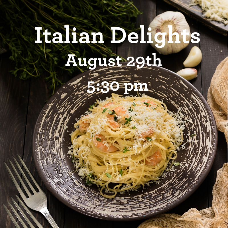 Italian Delights- August 29, 2023