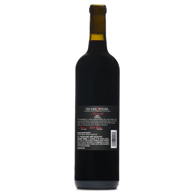Reserve Tempranillo front