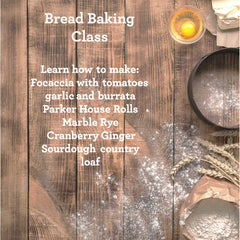 Bread Baking Class - November 6, 2022