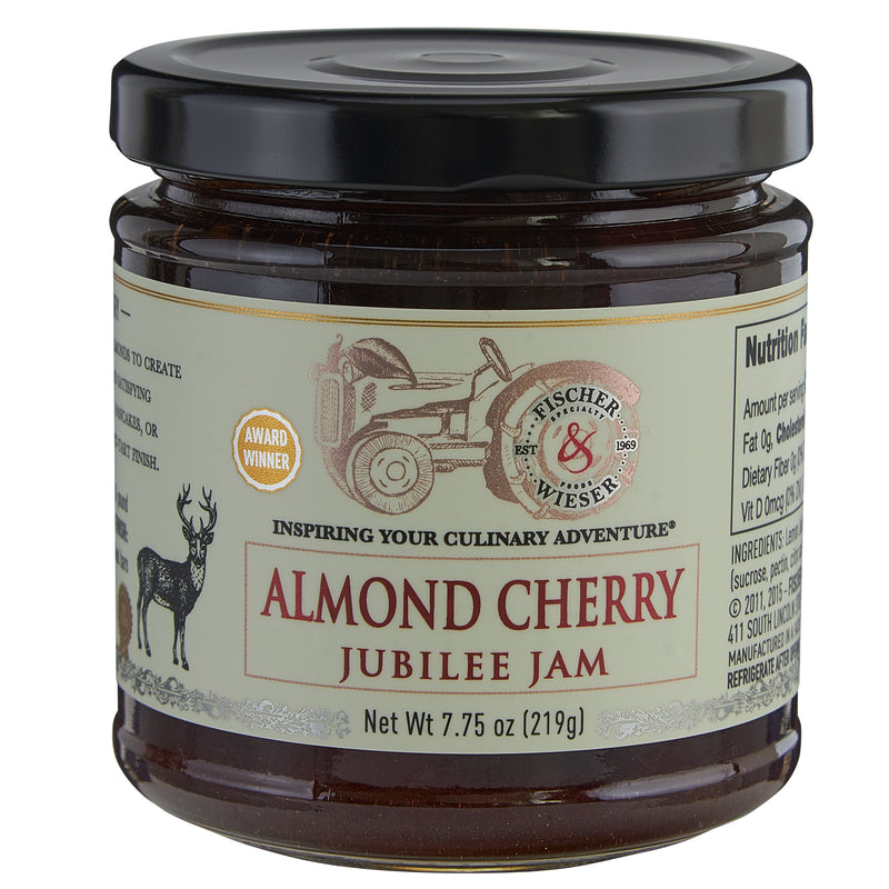 almond cherry jubilee front