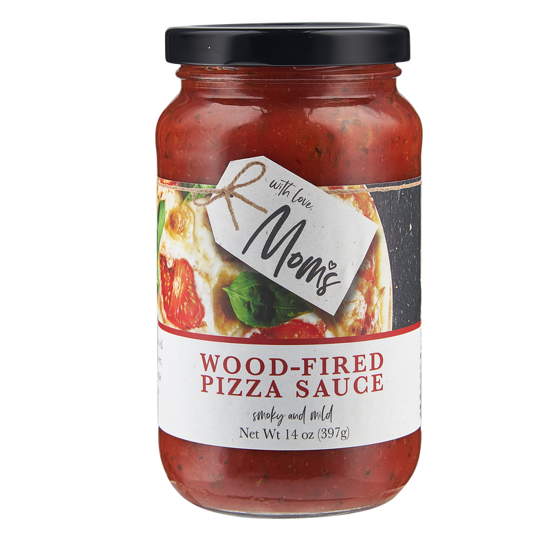 Mom's Mild Wood-Fired Pizza Sauce 14oz front